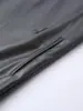 2026 Comercio Exterior Transfronterizo Estilo Europeo y Americano Ropa de Mujer Otoño/Invierno Sexy Cintura Alta Ajustados Pantalones Cortos de Cuero PU de Tres Cuartos que se Ajustan a la Cadera