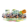 Letrero de Acrílico Personalizado de Varias Piezas de Pie Adorno de Escritorio Conmemorativo de Jardín de Infancia Set Regalo de Temporada de Graduación Vidrieras Anime