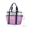 Bolsa de playa tote de un solo hombro portátil, capacidad grande, para traje de baño y gafas, novedad Otoño 2026, para vacaciones