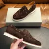Otoño/Invierno 2026 Mocasines BC Slip-on Zapatos Perezosos Estilo Británico Zapatos de Piel Genuina Casual Planos Transpirables Talla Grande Zapatos para Hombre