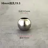 Esfera oca de aço inoxidável 304 bola de perfuração bola decorativa de metal bola dourada bola de passagem dupla bola de passagem dupla guarda-corpo de escada