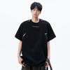 Camiseta de Hombre de Manga Corta con Diseño de Cremallera American High Street Verano Trendy Marca Nueva Holgada Peso Pesado Media Manga Camiseta Top