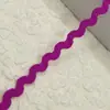 Em estoque Cor Sólida 5mm Onda Forma S Borda Curva com Fita de Renda Acessórios de Casamento Cortina Chapéu Roupa Infantil Acessórios de Roupa