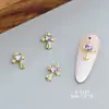 Accesorios Populares Transfronterizos para Uñas DIY: Cruz Chrome Hearts, Pedrería Suelta Brillante 3D, Pedrería Decorativa de Aleación en Forma de Corazón