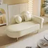 Mejora de apartamento pequeño: sofá otomana de almacenamiento, sillón reclinable estilo europeo, área de espera de tienda de ropa, sofá reposapiés moderno