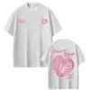 Omarcourtzprimeramusa Camiseta de Merchandise da Turnê do Álbum Moda Hip-Hop para Homens e Mulheres Camiseta Casual de Verão