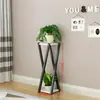 Suporte de Flores de Ferro para Varanda, Suporte de Flores Combinado de Dois Níveis para Piso Interno para Plantas Verdes, Suculentas e Plantas de Entrada
