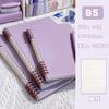 Alto valor de color B5 no se pega a la mano cuaderno de hojas sueltas cuaderno espiral desmontable simple para estudiantes con papel grueso A4 para cuaderno
