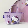 Mini bolso de mano Sanrio original, bolsa portátil para guardar objetos varios, monedero portátil con cremallera