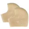 Cubiertas de gel para talón forradas de tela para hombres y mujeres, almohadillas suaves para pies que absorben los golpes y alivian la presión, en stock