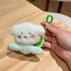 Nuevo monedero de peluche para niños, monedero con cremallera y diseño de muñeco de dibujos animados, mini bolso portátil para auriculares.