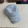 Estilo Simples Mais Bordado de Letras Cor Especial Top Macio Boné de Baseball para Homens e Mulheres, Protetor Solar Nicho de Casal Boné Versátil