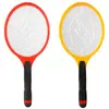 Venda Direta de Fábrica Raquete Elétrica de Mosquito Zhouhe Recarregável Doméstica Bateria Potente Raquete Elétrica de Mosca para Matar Mosquitos e Moscas-da-fruta