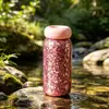 Termo de Titanio Puro para Mujer, Taza Mini Portátil Compacta de Frijol de Azúcar, Taza de Viaje Elegante para Estudiantes, Nuevo Modelo 2026 Vaso de Agua de Titanio Puro