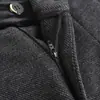 Calças de Lã de Perna Larga para Mulheres, Novas Calças de Cashmere Grossas de Cintura Alta Soltas para Outono e Inverno, Calças Boot Slimming Fashion, Calças Saia Cropped