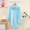 Toalla de Baño para Bebé, Bata con Capucha para Bebé, Bata de Terciopelo de Coral, Toalla de Baño, Absorbente y Suave, Bata de Baño para Niños, Manta