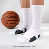 Calcetines Blancos y Negros para Hombre 10A Algodón Antibacteriano Calcetines de Baloncesto Otoño e Invierno Engrosados Absorbentes de Sudor y Desodorantes Suela de Toalla Calcetines Deportivos Antideslizantes