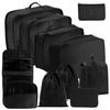 Conjunto de Armazenamento de Viagem com Compartimentos para Organização Fácil, Conjunto Multifuncional de Sete Peças para Organização Doméstica e Armazenamento Portátil