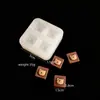 Molde Pequeño de Silicona para Juguetes Squishy, Oso, Fresa, Corazón de Chocolate, Molde de Silicona de Grado Alimenticio