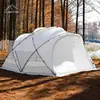 Barraca Semiesférica Acampamento ao Ar Livre Leve Abrigo Cúpula Revestida de Silicone à Prova de Vento e Chuva Equipamento de Acampamento Toldo