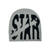 Gorro de Punto Y2 Letra ESTRELLA para Hombre y Mujer Gorro Jacquard Popular Europeo y Americano Hip Hop Moda Calle Deportes al Aire Libre Transfronterizo