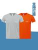 Camiseta de manga corta de nailon de color liso para verano, camiseta personalizada con logo impreso, camiseta publicitaria para club de bádminton, imagen personalizada