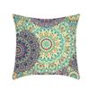 Costuras Mandala Colorida Patrón Étnico Tradicional Almohada para Coche Sofá Almohada para Ventana de Bahía Funda de Almohada Comercio Exterior Transfronterizo Cojín