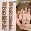 Decoraciones para Uñas Estilo Mixto Estilo Popular de Celebridad de Internet Fondo Plano de Resina Taladros Irregulares Tamaño Mini Pequeño Rhinestones para Uñas Acrílicas Accesorios