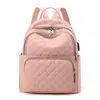 Mochila para Mujer 2026 Nueva Moda Mochila Estudiante Bordado Acolchado Bolsa de Viaje Escolar Bolso de Doble Hombro de Moda para Mujer