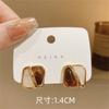 Más fáciles de Combinar Pendientes Retro de Modal para Mujer 2024 Pendientes Populares Nuevos Otoño e Invierno Diseño Elegante de Nicho Pendientes de Lujo Accesible