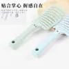 Peine Portátil para Peinar el Cabello con Dientes Anchos y Diseño Hueco para Cabello Largo y Rizos
