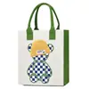 Nueva Bolsa de Fieltro para Reunión Anual Ins Celebridad de Internet Bolsa Tote Dibujo Animado Bolso de Mano para Estudiante Publicidad Souvenir del Día 100 Lonchera