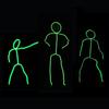 Traje de Performance de Dança Fluorescente Stickman el Luz Glow Luz Fria Show de Performance Reunião Anual Show Adereços Legais Lote