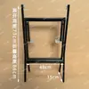 Estrutura de Perna de Mesa Dobrável Simples Suporte de Ferro para Mesa Acessórios de Perna de Mesa Perna de Mesa para Sala de Jantar Doméstica Estrutura de Mesa Quadrada em Forma de X
