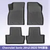 Adequado para Chevrolet Volt 2011-2015 Tapetes de Chão TPE Tapete de Porta-Malas 3D Tapete do Encosto Tapete do Porta-Malas