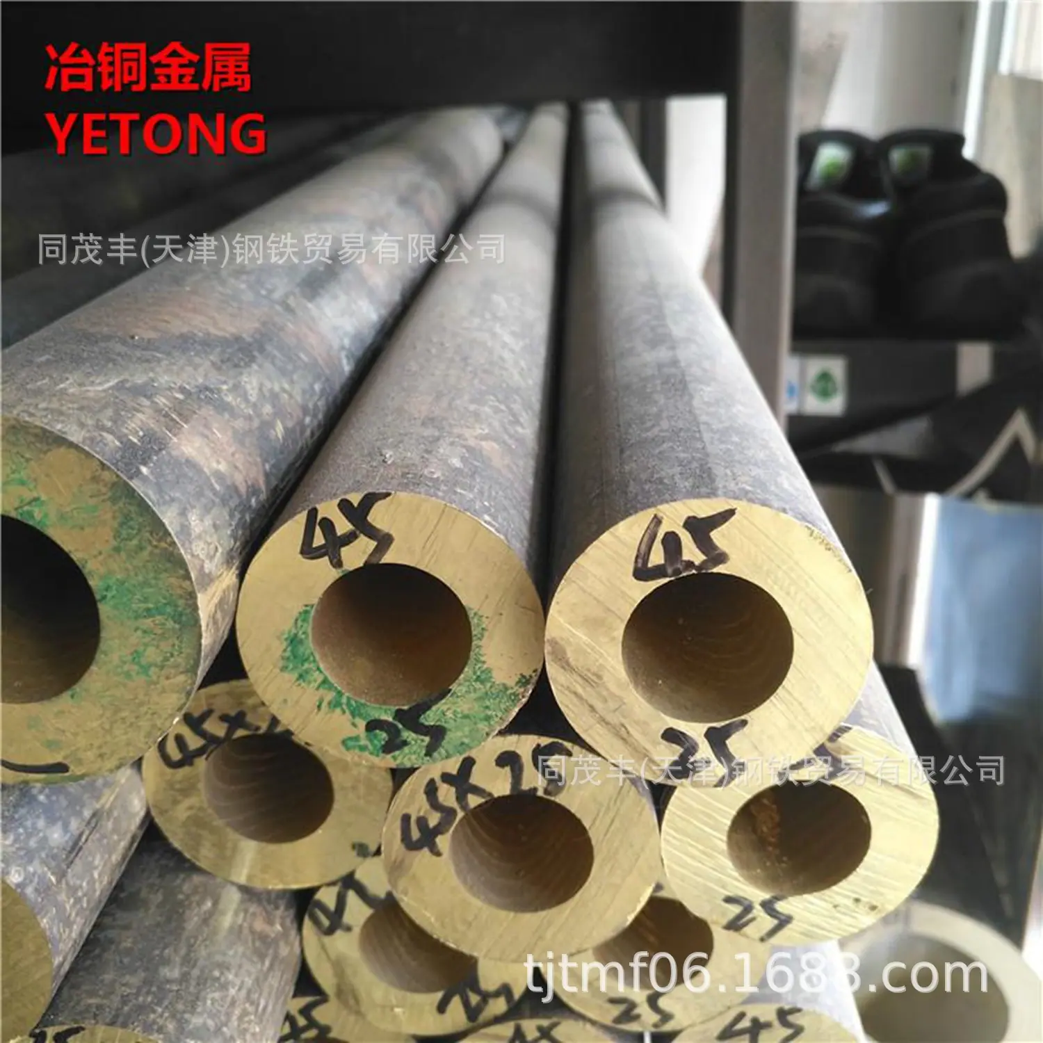 黄铜管黄铜套黄铜浇筑棒离心浇铸管挤压黄铜管 (1)