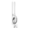Elegante vajilla de acero inoxidable 304, ideal para el hogar, con cuchillo para carne occidental, tenedor, cuchara, cuchara de postre y tenedor de fruta.