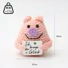 Productos transfronterizos de Amazon adornos de muñeca de dibujos animados de frutas y verduras tejidos de lana hechos a mano energía positiva
