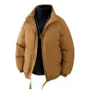 Em Estoque Popular Inverno Casual Americano Espessado Montanha de Neve Jaqueta Gola Alta Cor Sólida Três-Resistente Roupa de Trabalho ao Ar Livre Casaco de Algodão