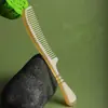 Pente de Chifre de Ovelha para Mulheres, Pente de Cabelo para Cabelo Volumoso, Pente Massageador, Pente de Tendão de Boi, Pente Alisante de Cabelo, Massageia os Meridianos do Couro Cabeludo