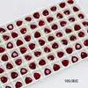 Cristales Dongzhou Triangulares 7mm Coloridos con Base Puntiaguda para Uñas Rhinestones Pequeña Cabeza de Tigre Forma Triangular Rhinestones Accesorios para Uñas DIY