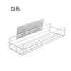 Estante de pared de hierro forjado para baño, inodoro, para colgar en la pared, para almacenamiento de gel de ducha, para cocina, sin perforaciones