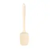Conjunto de utensílios de cozinha em silicone branco leitoso estilo nórdico, resistente ao calor, antiaderente, inclui espátula, concha de sopa de silicone e escumadeira para culinária caseira