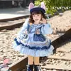 Vestido de Niña Zootopia Primavera y Otoño Judy Coneja Oficial de Policía Vestido Lolita de Cumpleaños para Niña Vestido de Princesa