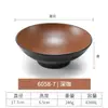 Tazón de Melamina Estilo Japonés Imitación Porcelana Tazón Creativo Especialidad Tazón para Ramen de Res Tazón para Fideos Tazón Comercial para Sopa de Fideos Tazón Picante para Hot Pot Tazón Grande