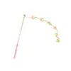 Brinquedo para Gato Varinha com Frutas Múltiplas, Haste Longa de Madeira com Sino, Durável e Resistente a Arranhões, Brinquedo Interativo para Aliviar o Tédio do Pet