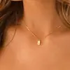 2026 Comércio Exterior Mais Vendido Temperamento Moda Colar com Letra Novo Produto Feminino Dourado Exquisito Pingente Diário Colar Versátil