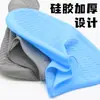 Cubrezapatos Impermeables y Antideslizantes Transfronterizos para Hombres y Mujeres, Cubrezapatos de Bota de Lluvia Engrosados y Resistentes al Desgaste para Estudiantes de Secundaria y Preparatoria, Cubrezapatos de Silicona a Prueba de Lluvia para Adultos