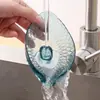 Sujetador de Jabón Creativo con Forma de Hoja para Baño Sin Taladro Doble Capa Caja de Jabón Estante para Baño Drenaje Jabonera de Lavandería Estante de Almacenamiento