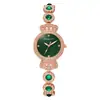 Reloj Pulsera de Calcedonia Douyin Live Corona de Reloj Joyería Moda Reloj para Dama Reloj de Mujer Reloj de Cuarzo